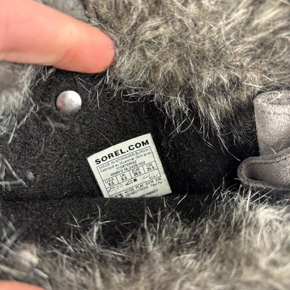 Sorel Women's 8.5 Joan of Arctic Grey Insulated Waterproof Winter Snow Boots - Picture 2 of 14